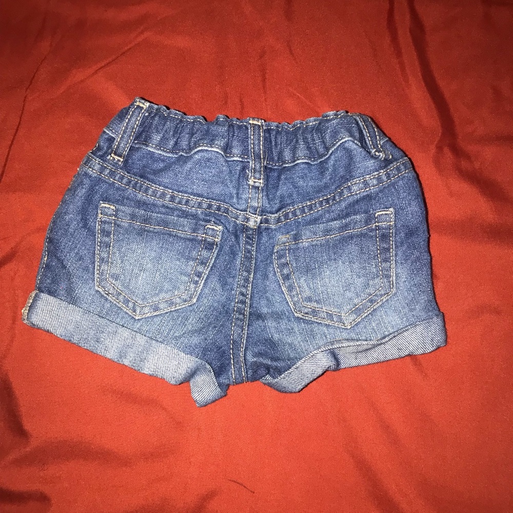 The Children’s Place Jean Shorts 6-9mos - Picture 2 of 2